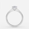 1 carat radiant cut solitaire white gold engagement ring