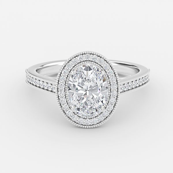 3 carat oval diamond ring