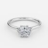3 carat round solitaire diamond ring