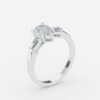 3 stone pear shaped engagement ring