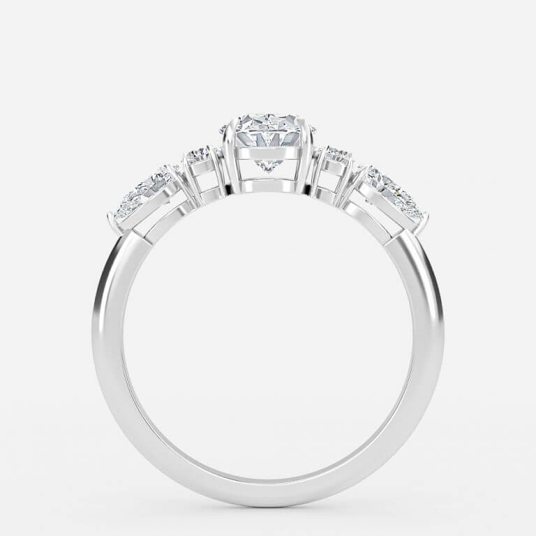 4 carat oval diamond ring