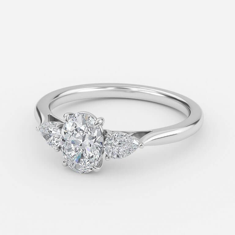 4 ct oval diamond ring