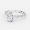 5 ct pear engagement ring