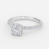 5 ct round engagement ring