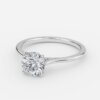 5 stone round diamond ring
