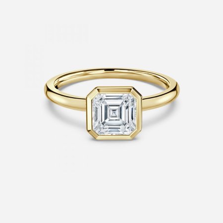 Aerin Asscher Bezel Engagement Ring Aerin Asscher Bezel Engagement Ring