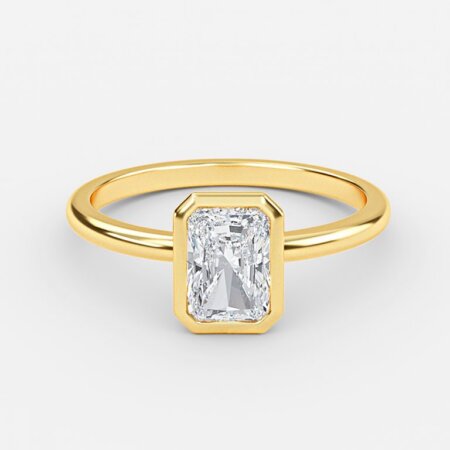 Aerin Radiant Bezel Engagement Ring Aerin Radiant Bezel Engagement Ring