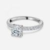 cushion cut 1.5 carat diamond ring