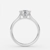 diamond solitaire ring 12 carat round-cut white gold