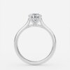lab created diamond engagement rings round