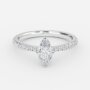 marquise diamond engagement ring gold band