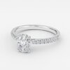 oval diamond ring with diamond band promise ring oval diamond ring with diamond band promise ring