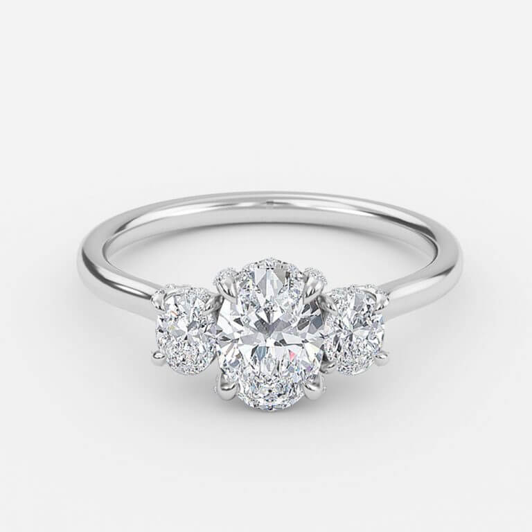 oval three stone diamond ring oval three stone diamond ring