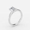 radiant cut solitaire diamond engagement ring