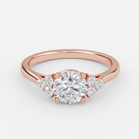 Anika Round Cluster Engagement Ring Anika Round Cluster Engagement Ring