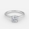 round solitaire engagement ring 1 carat
