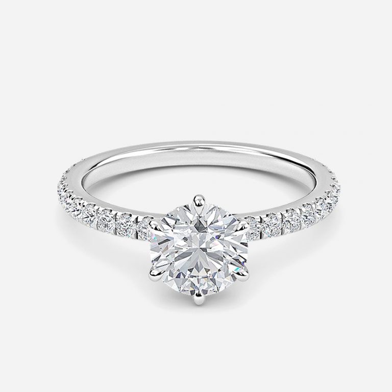wedding bands for round-cut engagement rings