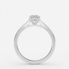 white gold solitaire oval diamond engagement ring