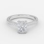 2.5 carat diamond ring radiant