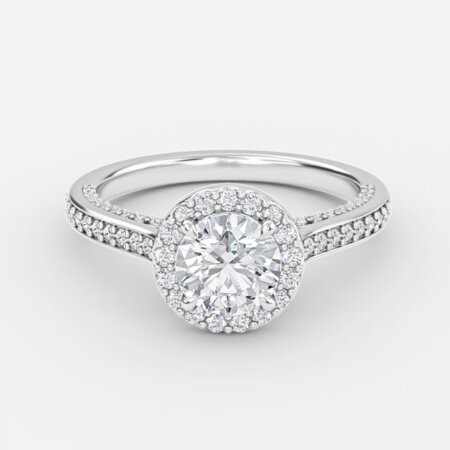 Ayana Round Halo Engagement Ring Ayana Round Halo Engagement Ring