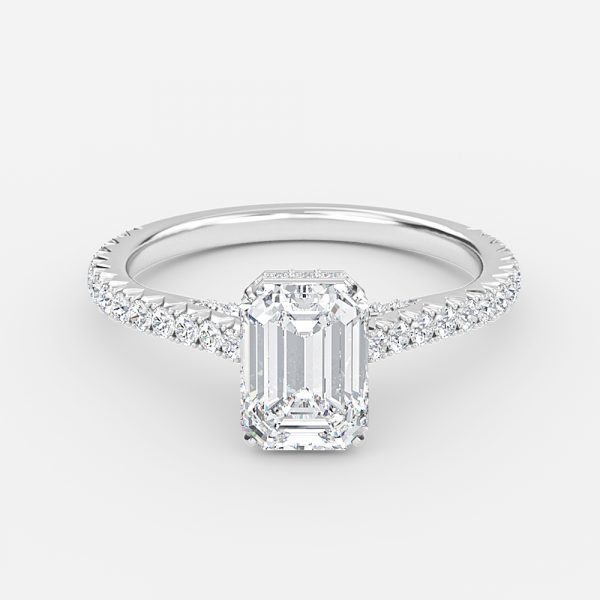 emerald diamond wedding ring