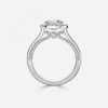 halo cushion cut diamond ring