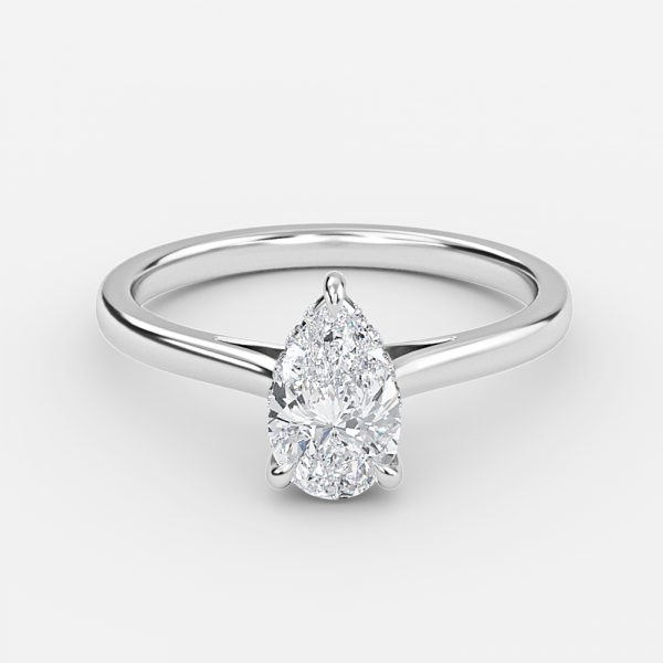pear cut diamond engagement ring