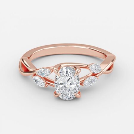 Aurora Oval Unique Engagement Ring Aurora Oval Unique Engagement Ring