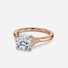vintage cushion cut diamond engagement rings