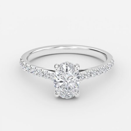 Versailles Oval Hidden Halo Engagement Ring Versailles Oval Hidden Halo Engagement Ring