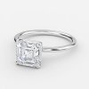asscher cut 1 carat diamond ring