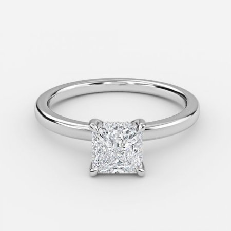 Essian Princess Hidden Halo Engagement Ring Essian Princess Hidden Halo Engagement Ring