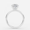engagement ring white gold diamond solitare round
