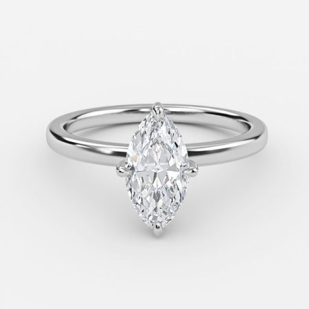 Essian Marquise Hidden Halo Engagement Ring Essian Marquise Hidden Halo Engagement Ring