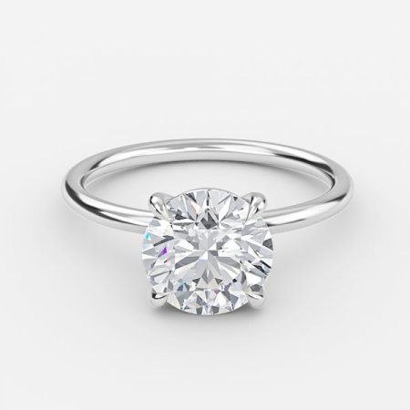 Adriana Round Solitaire Engagement Ring