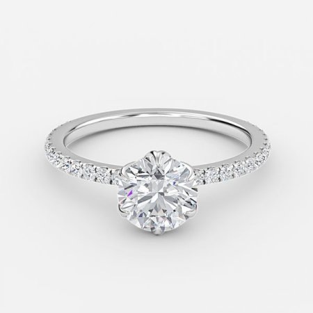Everest Round Dainty Engagement Ring Everest Round Dainty Engagement Ring