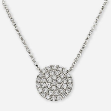 Lab Diamond Cluster Pendant