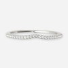 curved diamond wedding band ring