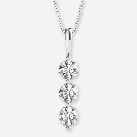 diamond drop pendant necklace
