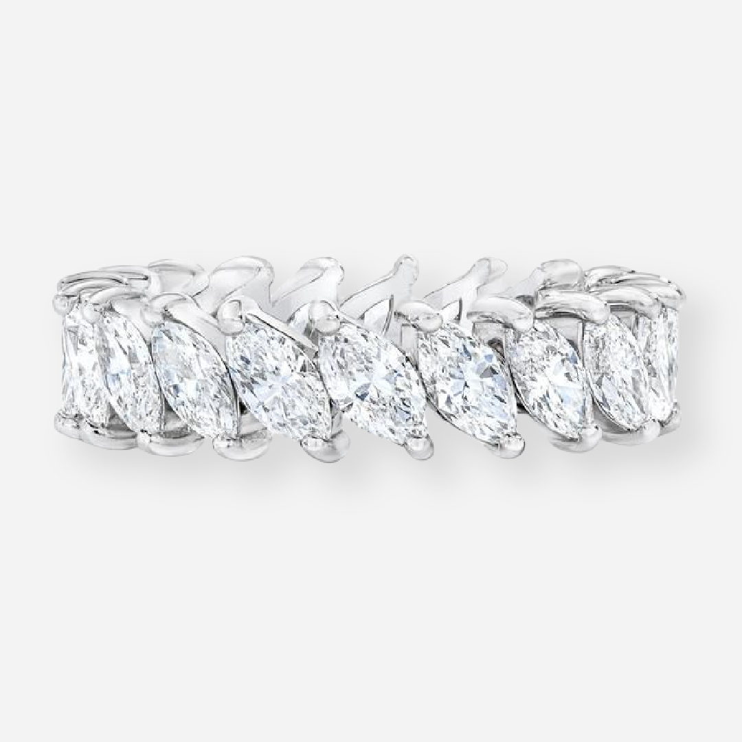 marquise eternity band
