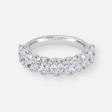 oval eternity band