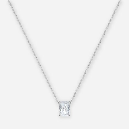 Radiant Lab Diamond Solitaire Pendant