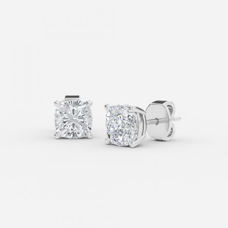 Cushion Lab Diamond Stud Earrings Cushion Lab Diamond Stud Earrings