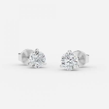 Round Martini Lab Diamond Stud Earrings Round Martini Lab Diamond Stud Earrings