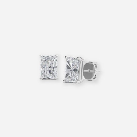 Radiant Lab Diamond Stud Earrings Radiant Lab Diamond Stud Earrings
