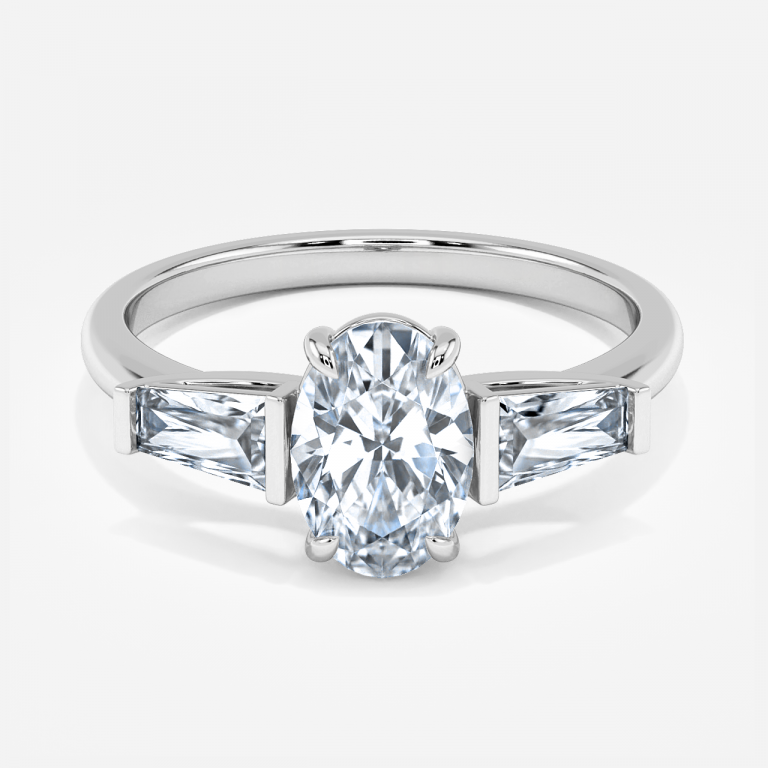 2 carat oval cut diamond engagement ring