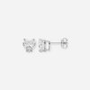 2.5 carat heart shaped diamond stud earring diamond earring