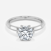 3.5 carat round cut diamond ring