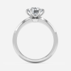 round diamond solitaire rings white gold