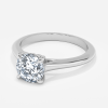 round solitaire engagement ring for women